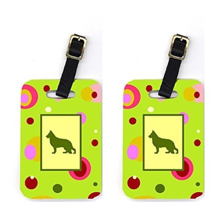Carolines Treasures Carolines Treasures CK1129BT German Shepherd Luggage Tags; Pair Of 2 CK1129BT